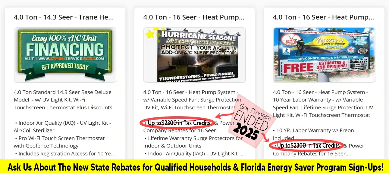 Lockes Expert Quality Service AC 3 Option Estimate Proposal Sample