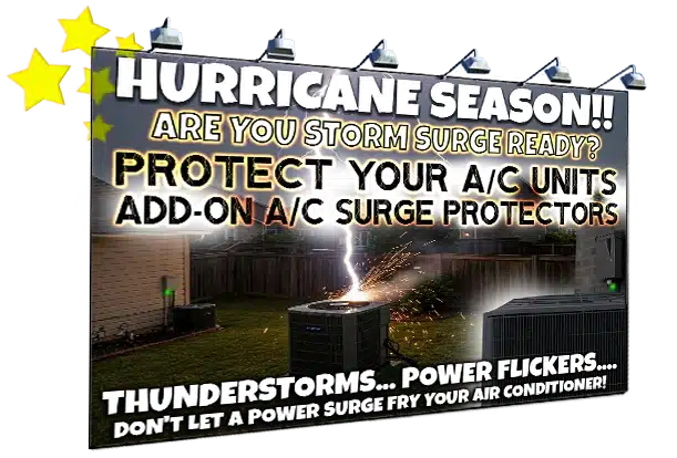 Lockes AC BILLBOARD Protect your AC Units with HVAC Surge Protectors