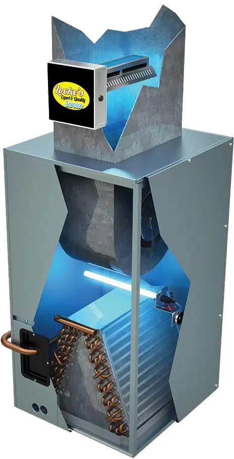 Lockes In-Duct Air Purifier Uv Light Kit